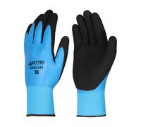 Skytec Waterproof Winter Work Gloves - Latex Coated Grip Gloves, Water Repellent, Abrasion Resistant, EN388 Rated, Sizes S-XXL (Blue)