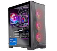 Skytech Chronos Gaming PC Desktop - Intel Core i7 13700K 3.4GHz, NVIDIA RTX 4070, 1TB NVME SSD, 32GB DDR5 RAM RGB, 750W Gold PSU, 360mm AIO, 11AC Wi-Fi, Windows 11 Home 64-Bit, Black