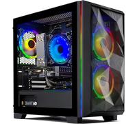Skytech Chronos Mini Gaming PC Desktop - Intel Core i3 10100F 3.6 GHz, GTX 1650, 500GB SSD, 16G DDR4 3200, 600W Gold PSU, AC Wi-Fi, Windows 10 Home 64-bit