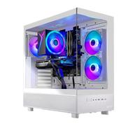 Skytech Gaming Azure 3 Gaming PC, AMD Ryzen 7 5700 3.7GHz, Intel ARC B580, 12GB VRAM, 1TB NVMe SSD, 16GB DDR4 RAM 3200, 650W, Gold, PSU, WLAN, Win 11, Computer