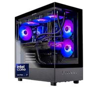 Skytech Gaming Azure 3x Desktop PC, Intel Ultra 7 265K, 3.9GHz (5.4GHz Turbo), NVIDIA RTX 5060 Ti 16GB, 1TB Gen4 NVMe SSD, 32GB DDR5 RAM 5600 RGB, 850W, Gold, ATX 3 PSU, 360mm, ARGB AIO, WLAN