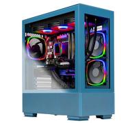 Skytech Gaming Azure Gaming PC, AMD Ryzen 7 7800X3D 4.2GHz, AMD RX 9060XT 16GB, 1TB Gen4 NVMe SSD, 32GB DDR5 RAM 5600, 850W Gold ATX 3PSU, 360 ARGB AIO, WLAN, Win 11, Computer