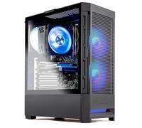 Skytech Gaming Blaze4 Mini Desktop PC, Ryzen 7 5700 3.7 GHz (4.6GHz Turbo), NVIDIA RTX 5060 Ti 8GB, 1TB Gen4 NVMe SSD, 32GB DDR4 RAM 3200, 650W Gold PSU, Wi-Fi, Win 11