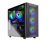 Skytech Gaming Chronos Gaming PC, AMD Ryzen 5 5500, 3.6 GHz, NVIDIA RTX 3050, 6 GB VRAM, 1 TB NVMe SSD, 16 GB DDR4 RAM 3200, 650 W, Gold, PSU, Wi-Fi 5, Windows 11, Computer