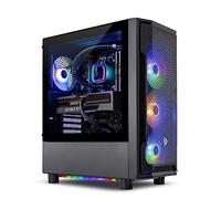 Skytech Gaming Shadow Gaming PC, Intel i7 12700F 2.1GHz, RTX 4060, 1TB NVME, 16GB DDR4 RAM 3200, 600W Gold PSU Wi-Fi, Win 11 Home, RGB Keyboard and RGB Mouse Included, Black