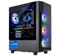 Skytech Gaming Shadow Gaming PC, Intel i7 12700F 2.1GHz, RTX 4060, 1TB NVME, 16GB DDR4 RAM 3200, 600W Gold PSU Wi-Fi, Win 11 Home, RGB Keyboard and RGB Mouse Included, Black