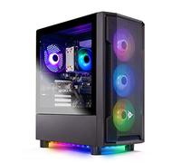 Skytech Gaming Shadow PC Desktop - Intel Core i5 12400F 2.5GHz, NVIDIA RTX 3060 Ti, 1TB NVME SSD, 16GB DDR4 RAM 3200, 600W Gold PSU, 11AC Wi-Fi, Windows 11 Home 64-bits, Black