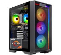 Skytech Nebula Gaming PC Ryzen 5 5500 3.6GHz (4.2GHz Turbo Boost), NVIDIA RTX 3050 6GB GDDR6, 500GB SSD, 16GB DDR4 RAM 3200, 650W Gold PSU, WLAN, Win 11