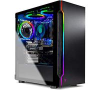 SkyTech Shadow Gaming Computer PC Desktop - Ryzen 5 3600 6-Core 3.6GHz, GTX 1660 Ti 6G, 500G SSD, 8GB DDR4 3000, RGB, AC WiFi, Windows 10 Home 64-bit, Black