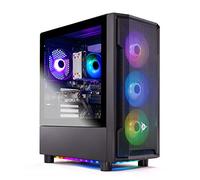 Skytech Shadow Gaming PC Desktop, Ryzen 5 7600X 4.7GHz (5.3GHz Turbo Boost), NVIDIA RTX 4060 8GB GDDR6, 1TB SSD, 16GB DDR5 RAM 6000, 650W Power Supply Gold, Wi-Fi, Win 11 Home