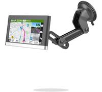 SkyTian for Garmin GPS Car Mount Replacement Sticky Suction Cup 17mm Ball MountLong Arm Windshield Holder fit Garmin Nuvi Drive Dezl RV GPS, Black