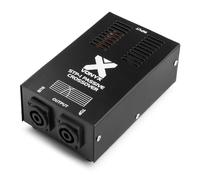 Skytronic Vonyx 2-Way Speaker Crossover Filter Box 1000W with High Pass & Subwoofer Outputs, NL Connectors, 180Hz Frequency, Metal Housing for DJ PA Sound Systems
