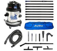 Skyvac Atom Sonic Gutter Vacuum Clamped 8 Pole Package (12M/40Ft Heights)