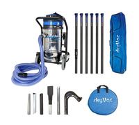 Skyvac Industrial 85 Gutter Vacuum, Elite 6 Pole Package. Site Friendly 110V.