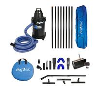 skyVac Mighty Atom Gutter Cleaning Machine 8 Push Fit Pole Package with Recordable SurveyCam Inspection System