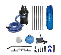 SkyVac Mighty Atom Gutter Cleaning Machine with 6 Push Fit Poles (9m Reach) and a Real Time Inspection Camera