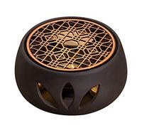 Skyverty Ceramic Teapots Warmer Holder Tea Warmer Insulation Tea Coffee Water Warmer Hollow Candle Heater Holder C