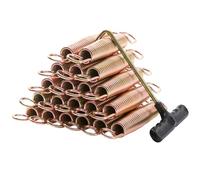 Skywalker, JumpKing, Upperbounce, Skybound Trampoline Springs - Stainless Steel 5.5 Inch Replacement Parts Kit with Spring Tool - Weather-Resistant Accessories - 20 Pack