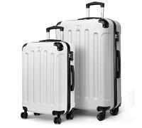 Skywander - 2-Piece Travel Suitcase Set - Hard Shell Luggage 67x44.5x24.5cm & 77.5x51x29.5cm - 24" & 28" Lightweight Spinner with TSA Lock, Durable Carry-on, Smooth 360° Wheels, Airline Approved