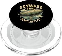 Skyward Bound Zeppelin Fleet Retro Airship Pilot PopSockets PopGrip for MagSafe