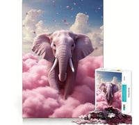 Skyward Dreams Elephant 1000 Piece Jigsaw Puzzles for Adults Pure Logic Toy Soothing Fun Sharp Cut Amazing Present 50x75cm