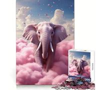 Skyward Dreams Elephant Jigsaw Puzzles 1000 Pieces for Teenagers Smart Toy Home Pastime Accurate Cut Thoughtful Gift 38x52cm