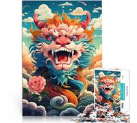 Skyward RoarJigsaw Puzzles 1000 Pieces for teenagers Stress Reliever Staycation Kill time is ideal as gifts for the whole family 38x26cm