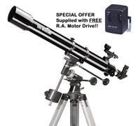 SkyWatcher Capricorn 70 Refractor Telescope +EQ1 Mount + Motor Drive 10796/20449