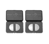 SKYWAY 2 Pack Stick on Bifocal Lenses, Stick on Reading Lenses for Sunglasses Ski Goggles Cycling Glasses Safety Glasses, Removable Reusable No Water Needed, 2.75 Dioptres