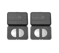 SKYWAY 2 Pack Stick on Bifocal Lenses, Stick on Reading Lenses for Sunglasses Ski Goggles Cycling Glasses Safety Glasses, Removable Reusable No Water Needed, 1.25 Dioptres