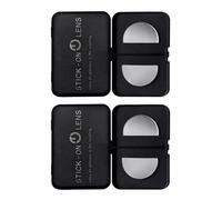SKYWAY 2 Pack Stick on Reading Lens, Adhesive Magnifying Bifocal Lenses for Sunglasses/Goggles/Glasses/Mask, No Water Needed,2.75 Dioptres