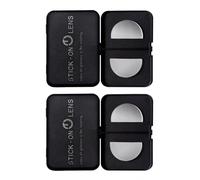 SKYWAY 2 Pack Stick on Reading Lens, Adhesive Magnifying Bifocal Lenses for Sunglasses/Goggles/Glasses/Mask, No Water Needed (1.5 Dioptres)