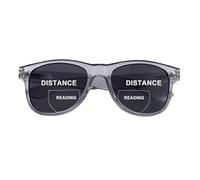 SKYWAY Bifocal Reading Sunglasses For Women Men, Fashion Classic Sun Readers With Spring Hinge UV400 Protection Grey +2.0
