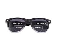 SKYWAY Bifocal Reading Sunglasses For Women Men, Fashion Classic Sun Readers With Spring Hinge UV400 Protection (Black Gradient,3.5)