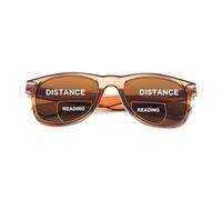 SKYWAY Bifocal Reading Sunglasses For Women Men, Fashion Classic Sun Readers With Spring Hinge UV400 Protection Black,+2.5