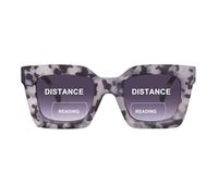 SKYWAY Bifocal Sunglasses For Women Men, Classic Retro Reading Sunglasses, Outdoor Sun Reading Glasses With Spring Hinges, UV400 Protection Grey Tortoise 3.5