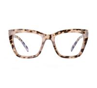 SKYWAY Blue Light Reading Glasses Women, Stylish Square Cat Eye Readers with Spring Hinge, Anti UV Glare & Eyestrain
