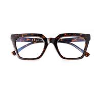 SKYWAY Reading Glasses for Women, Blue Light Blocking Oversized Square Computer Readers for Mens Spring Hinge Fashion Eyeglasses Tortoise 1.5