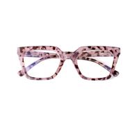 SKYWAY Reading Glasses for Women, Blue Light Blocking Oversized Square Computer Readers Spring Hinge Fashion Ladies Glasses Pink 3.0