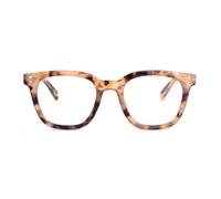 SKYWAY Reading Glasses For Women, Stylish Square Blue Light Blocking Readers, Womens Men Anti Glare/Eyestrain Spring Hinge Eyeglasses (Brown Tortoise Shell, 3.5)