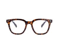 SKYWAY Reading Glasses For Women, Stylish Square Blue Light Blocking Readers Womens Men Anti Glare/Eyestrain Spring Hinge Eyeglasses (Tortoise,3.5)