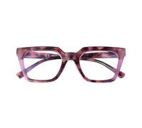 SKYWAY Reading Glasses Women, Blue Light Blocking Oversized Square Computer Readers Spring Hinge Fashion Ladies Glasses Purple 3.0