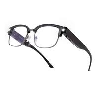 SKYWAY Rechargeable Reading Glasses with Lights, Led Lighted Reading Glasses Men Women Blue Light Blocking for Night Reading Sewing Close-Up Work, Metal Half Frame Led Glasses Black 3.0