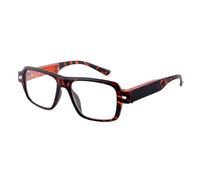 SKYWAY USB Rechargeable Reading Glasses with Lights, Bright LED Lighted Readers for Women Men, Anti-Blue Light Lens, Hands-Free Illumination for Reading/Crafts/Night Use(Tortoiseshell,+1.5)