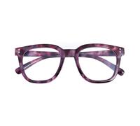 SKYWAY Women Blue Light Blocking Glasses - Oversized Fashion Lightweight Blue Light Glasses - Anti Eyestrain UV Protection Computer Gaming Eyeglasses with Spring Hinge Purple Tortoise