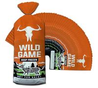 Skywin 50 Pack Wild Game Bags (3-5 lb), Durable Ground Game Meat Bags 6” x 14”,Protect Your Meat from Freezer Burn