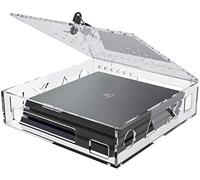 Skywin Acrylic Lock Box for PS4 Game Console - Secure and Protect Public Gaming Consoles - Compatible with Playstation, PS4 Slim, PS4 Pro