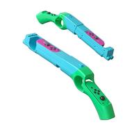 Skywin Gun Controller for N-Switch JoyCons - Compatible with Nintendo Switch Gun Shooting Games (Green)