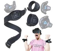 Skywin Vive Tracker Straps for HTC Vive, 3.0, 2.0, and Ultimate Trackers (1 Waist Belt, 2 Hand Straps), Secure and Comfortable Full Body Tracking (Trackers Not Included)