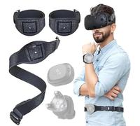 Skywin VR Tracker Belt and Strap Bundle for HTC Vive System Pucks - Adjustable Hand Straps Waist Full-Body Tracking in Virtual Reality (1 Belt 2 Straps) (Trackers Not Included)